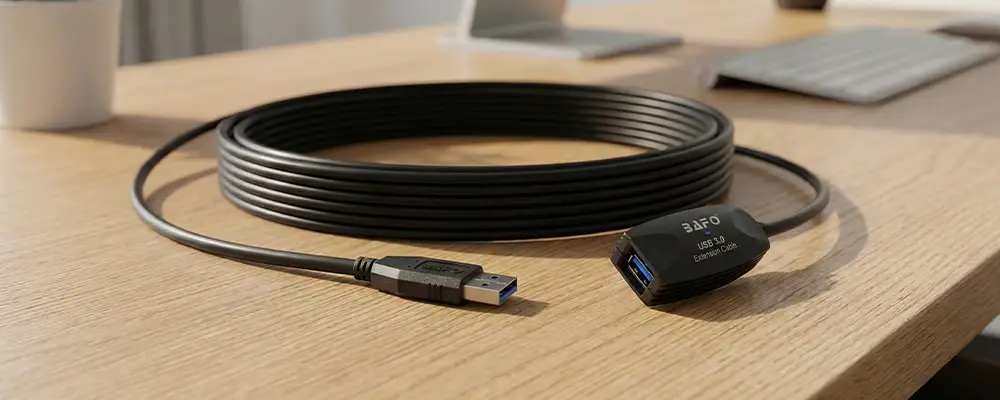 کابل افزایش usb بافو