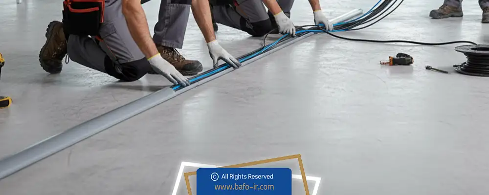 نصب داکت زمینی